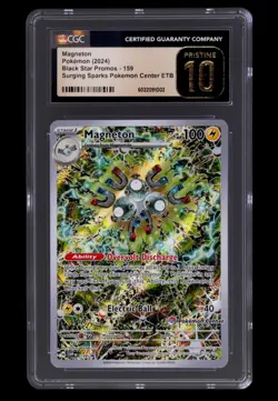 Magneton 159 Surging Sparks Pokemon Center CGC 10 PRISTINE Better Than Psa 10 - Image 1