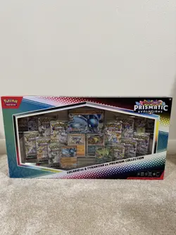 NEW Pokemon TCG Prismatic Evolutions Lucario & Tyranitar Ex Premium Collection - Image 5