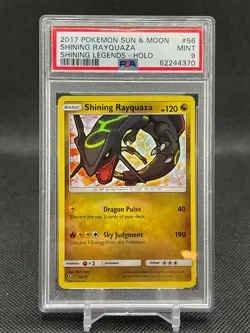 Shining Rayquaza Pokemon TCG Shining Legends Rare Holo 56/73 MINT PSA 9 - Image 1