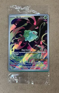 2025 POKEMON MEGA EVOLUTION ENHANCED BOX TOPPER - BULBASAUR 133/132 (SEALED) - Image 1