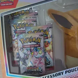 Pokemon TCG Prismatic Evolutions Accessory Pouch Special Collection New Sealed - Image 3