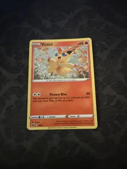 Pokemon TCG Victini McDonald's Promos Match Battle 5/15 Confetti Holo - Image 1