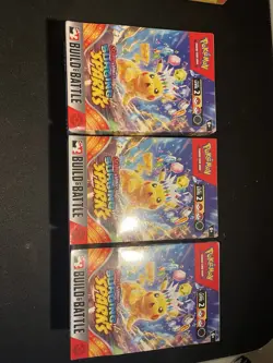 Pokemon TCG Surging Sparks Build And Battle Box Sealed 3-Pack Read Description - Image 1