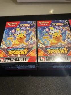 Pokemon TCG Surging Sparks Build And Battle Box Sealed 3-Pack Read Description - Image 2