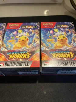 Pokemon TCG Surging Sparks Build And Battle Box Sealed 3-Pack Read Description - Image 3