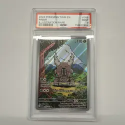 PSA 9 Mint Pinsir 168/167 Illustration Rare Full Art - Pokemon SV06 TWM - Image 1