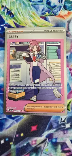 Lacey 175/131 Special Illistration Rare Prismatic Evolutions Pokemon TCG NM - Image 1