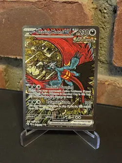 Roaring Moon EX 162/131 Pokemon Prismatic Evolutions Special Illustration Rare - Image 4