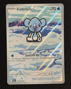 Pokemon TCG Cubchoo Black Bolt 109/86 Secret Illustration Rare Holo - Image 1