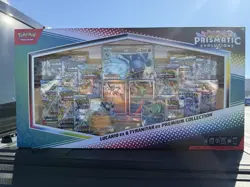Pokemon TCG Prismatic Evolutions Lucario Ex + Tyranitar Ex Premium Collection - Image 1