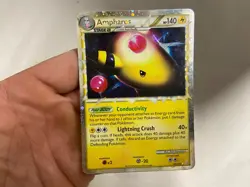 Ampharos Prime - 105/123 HeartGold & SoulSilver Ultra Rare Holo Pokemon - MP - Image 4