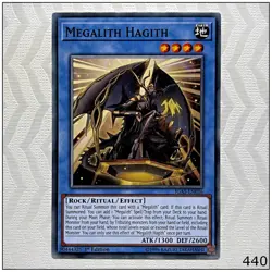 Megalith Hagith - IGAS-EN036 - Common 1st Edition Yugioh - Image 1