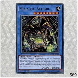 Megalith Bethor - IGAS-EN039 - Common 1st Edition Yugioh - Image 1