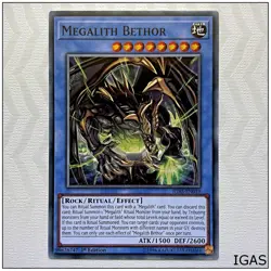 Megalith Bethor - IGAS-EN039 - Common 1st Edition Yugioh - Image 1