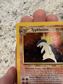 Pokemon Typhlosion Neo Genesis Holo Card #18/111 Rare, Near Mint Condition - Image 3