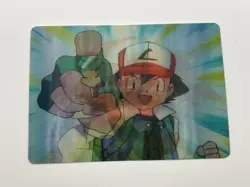 Pokemon Lenticular Ash Card Viz Video Pioneer PIKA-0020D 3D Promo MP - Image 1