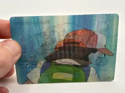 Pokemon Lenticular Ash Card Viz Video Pioneer PIKA-0020D 3D Promo MP - Image 2