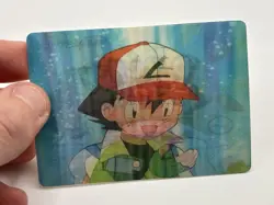 Pokemon Lenticular Ash Card Viz Video Pioneer PIKA-0020D 3D Promo MP - Image 3