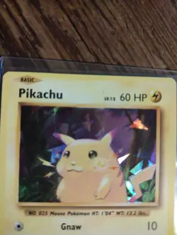 Pikachu - 35/108 Shattered Holo Rare Pokemon Card Theme Deck Exclusives 2016 MP - Image 3