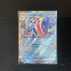 Pokemon TCG Stellar Crown Greninja EX Card 041/142 - STAMPED PROMO - Image 1