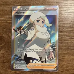Pokemon Card Melony 195/198 Chilling Reign Full Art Trainer Near Mint - Image 1