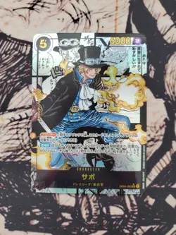 One Piece Card Game Sabo MANGA ART Super Parallel SR OP04-083 Japanese - Image 1