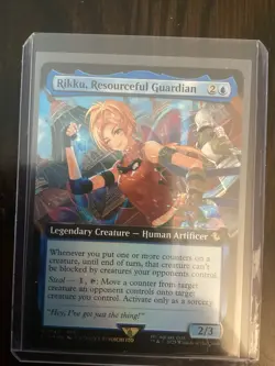 NM Foil R - Rikku, Resourceful Guardian (Extended Art): Commander: FINAL FANTASY - Image 1