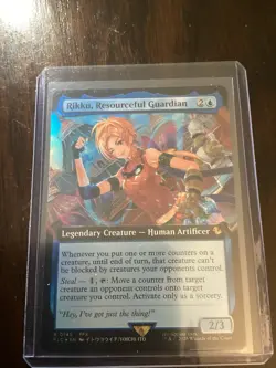 NM Foil R - Rikku, Resourceful Guardian (Extended Art): Commander: FINAL FANTASY - Image 3