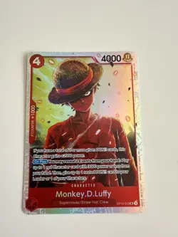 One Piece TCG OP12-015 Monkey.D.Luffy SR Card - Image 2