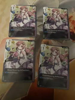 Gundam Card Game Overflowing Affection GD01-118 U X4 - Image 1