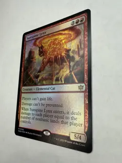 MTG Sunspine Lynx Bloomburrow Foil Rare Card #155 NM - Image 3