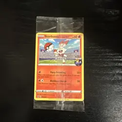 Pokemon TCG Scorbunny Promo Card On the Ball, Futsal, Mint Sealed, 004/005 - Image 1