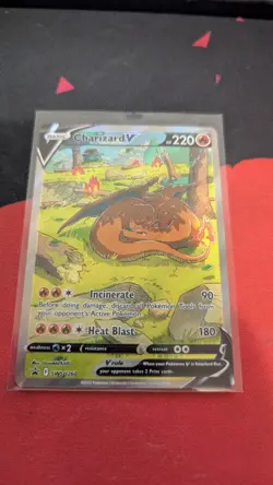 Charizard V SWSH260 Black Star Promo Holo Pokemon Card NM - Image 1
