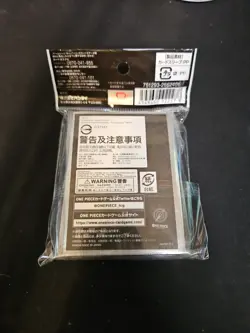 One Piece TCG Limited Card Sleeves Standard Blue Gold (70 Ct) - Image 2