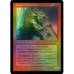 FOIL KRENKO, MOB BOSS (RETRO FRAME) Ravnica Remastered Magic MTG MINT CARD - Image 1