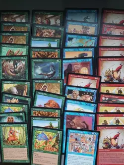 101 Mirage.MTG Cards Only Lot. Old Vintage SEPMIR3 Bazaar Of Wonders And Booklet - Image 5