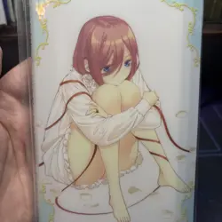 Broccoli Card folder The Quintessential Quintuplets Miku Nakano Binder new - Image 4
