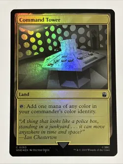 MTG Universes Beyond: Doctor Who Command Tower Foil 0263 NM - Image 1