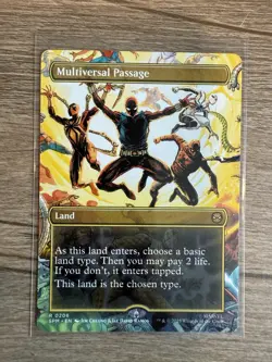 Magic The Gathering: Spider-Man- Multiversal Passage #206 (Borderless) NM-MNT - Image 1