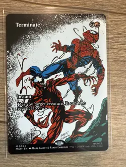 Terminate (Borderless) Marvel Spider-Man Magic The Gathering - Image 1
