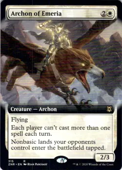 MTG Archon of Emeria (Extended Art) (315) | NM | Zendikar Rising {ZNR} - Image 1