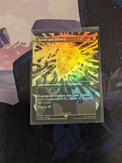 Aettir and Priwen #0350 (Borderless) (FOIL) Unplayed NM MTG Final Fantasy - Image 1