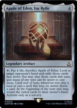 Apple Of Eden, Isu Relic NM/M* FOIL Assassin's Creed ENGLISH 0070 -UnltdCards - Image 1