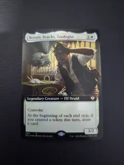 Bennie Bracks, Zoologist Extended Art Commander Streets of New Capenna Foil MTG - Image 1