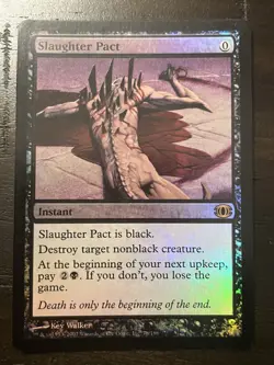 Slaughter Pact - Foil Future Sight Magic mtg Moderate Play, English x1 - Image 1