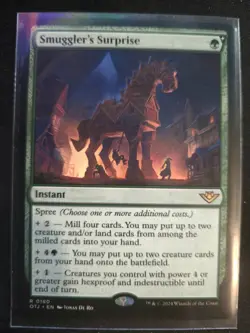 MTG, Smuggler's Surprise Outlaws of Thunder Junction Regular, NM Unplayed, #180 - Image 1