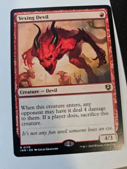 MTG Vexing Devil - Innistrad Remastered 178 - Image 1