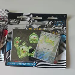 Pokemon Black Bolt White Flare Tech Sticker Collection Sealed Set - Image 3