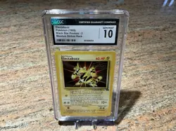 Electabuzz Pokemon 1999 Black Star Promo #2 Mewtwo Strikes Back WB Stamp CGC 10 - Image 1
