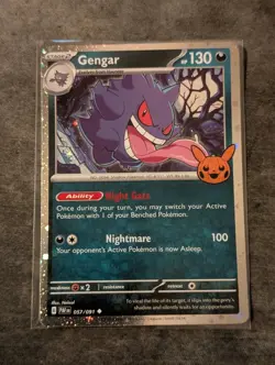 Gengar 57/91 Near Mint Cosmo Holo Trick Or Trade Pokemon Tcg Pack Fresh - Image 1